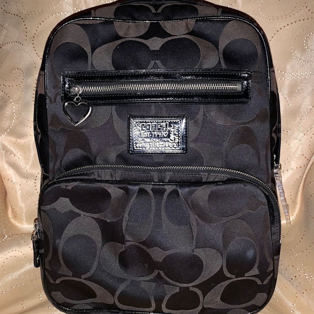 Coach Poppy Daisy Signature Backpack